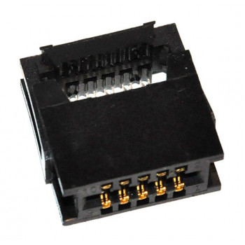 PCB Edge Connector 2x  5 contacten 2,54mm Bandkabel
