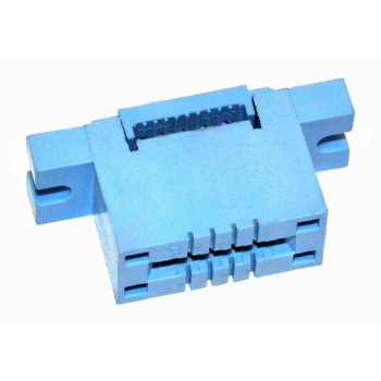 PCB Edge Connector 2x  5 contacten 2,54mm Chassis Bandkabel