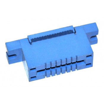 PCB Edge Connector 2x  8 contacten 2,54mm Chassis Bandkabel