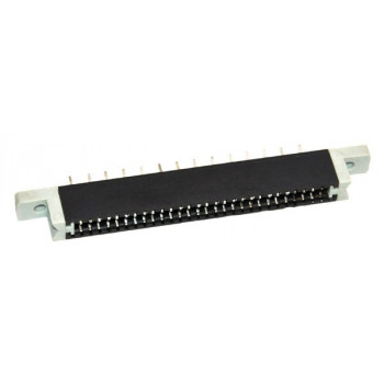 PCB Edge Connector 1x 28 contacten 2,54mm Chassis