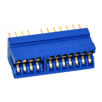 PCB Edge Connector 1x 11 contacten 2,54mm