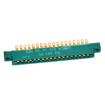 PCB Edge Connector 2x 18 contacten 3,96mm Chassis