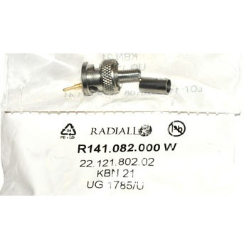 BNC Plug 50Ω Krimp Radiall  2