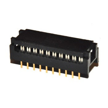 DIL Connector 20 pin Verguld