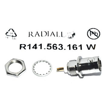 BNC Chassisdeel 50Ω (Ind) Radiall