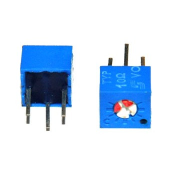 Cermet Instelpotmeter Liggend  500 kΩ