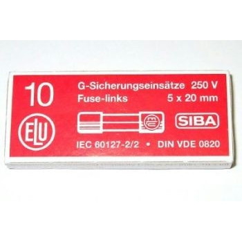 Zekering Snel  0,5A (10 stuks)