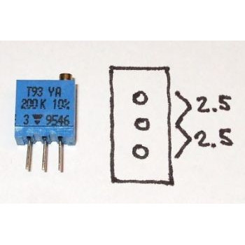 25 Slag Vierkant YA     470 Ω