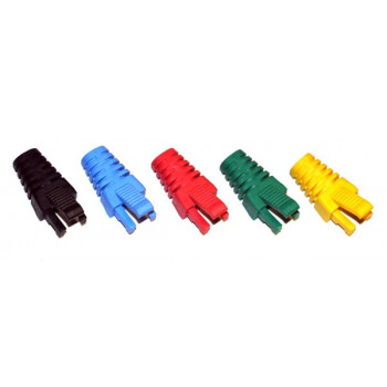 Modulaire Stekker 8 polig RJ45 Tule Geel