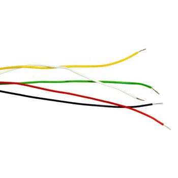Soepel Montagedraad 0,08 mm² Geel