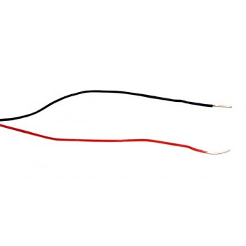 Soepel Montagedraad 0,05 mm² Teflon Zwart