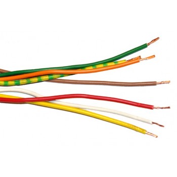 Soepel Montagedraad 0,44 mm² Geel-Groen