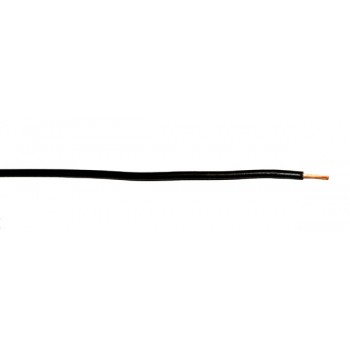 Soepel Montagedraad 0,75 mm² 80°C Zwart