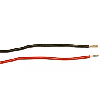 Soepel Montagedraad 0,82 mm² 80°C Zwart