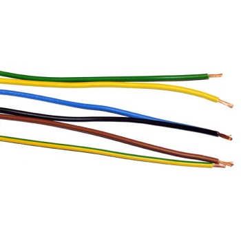 Soepel Montagedraad 1,5 mm² 70°C Bruin
