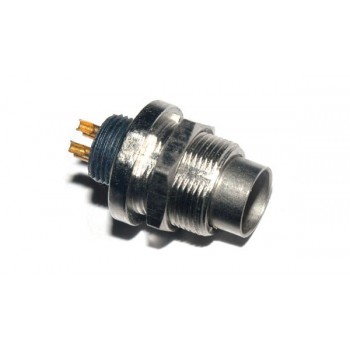 9mm Chassisdeel 2 polig Male