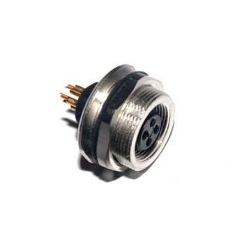 9mm Chassisdeel 4 polig Female