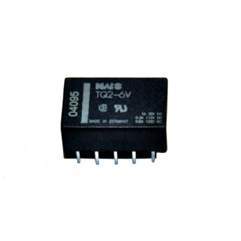 Mini Relais 2x wissel  (6V)