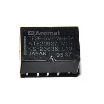 Mini Relais 2x wissel  (5V)