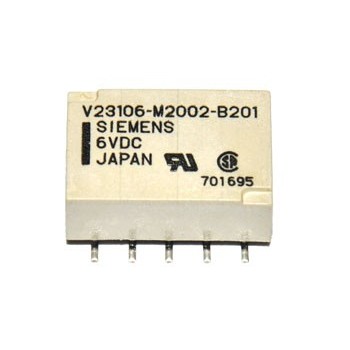 Mini Relais 2x wissel  (6V)
