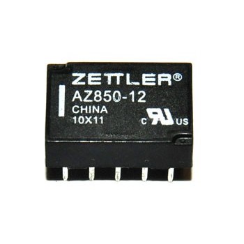 Mini Relais 2x wissel (12V) AZ850
