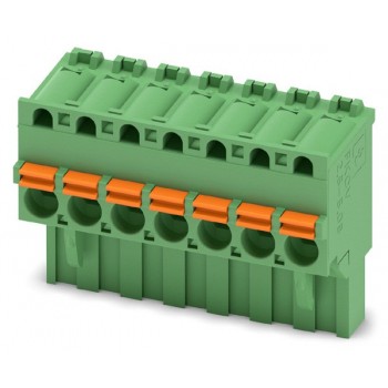 Printkroonsteen  7 polig Connector Veer Raster 5,08mm
