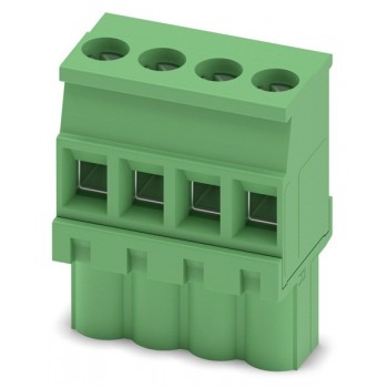 Printkroonsteen  4 polig Connector Raster 5mm