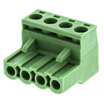 Printkroonsteen  4 polig Connector Raster 5,08mm
