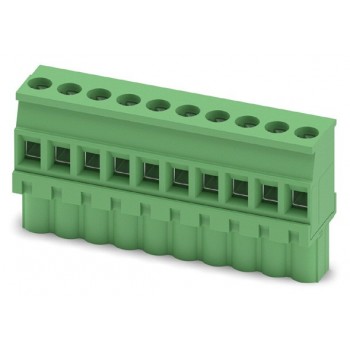 Printkroonsteen 10 polig Connector Haaks Raster 5mm