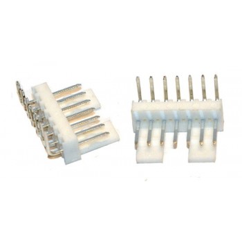 Pin Connector 2,54mm  7 pin Haaks Socket