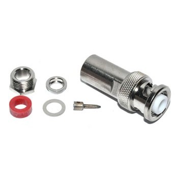 BNC Plug 50Ω Klem Radiall  7