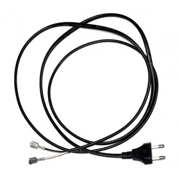 Netsnoer Ongeaard losse uiteinde 1,85m Amp-6,3