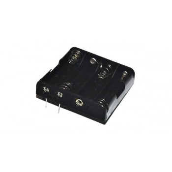 Batterijhouder 4x AA Print