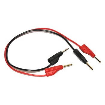 Meetsnoer 2 mm Banaan  25cm Zwart