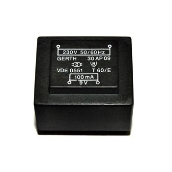 Trafo 0,9W  9V 100mA