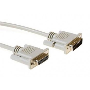 Seriële 1:1 Kabel 15-polig male - 15-polig female  5m