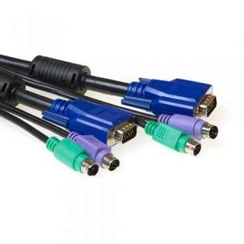 VGA & 2x PS/2 Aansluitkabel 5m