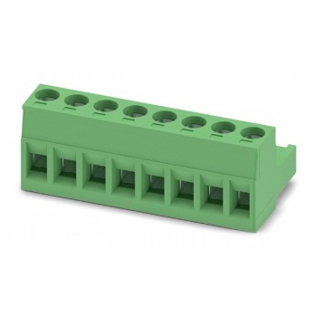 Printkroonsteen  8 polig Connector Raster 5,08mm