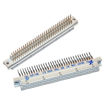 DIN 96 pin Female Recht Soldeer 6-14 mm