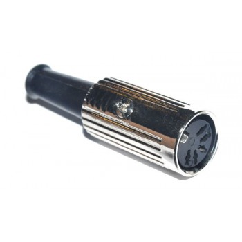 DIN Plug  5 polig 180° Contra Lumberg