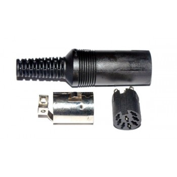 DIN Plug  8 polig Hoefijzer Contra