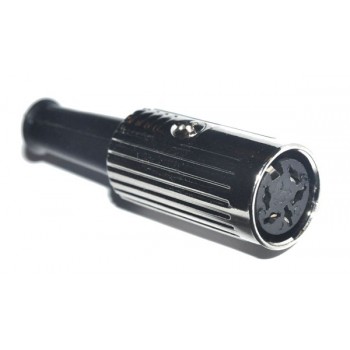 DIN Plug  5 polig 240° Contra Lumberg