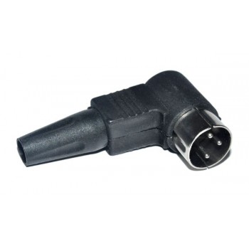 DIN Plug  3 polig 180° Haaks