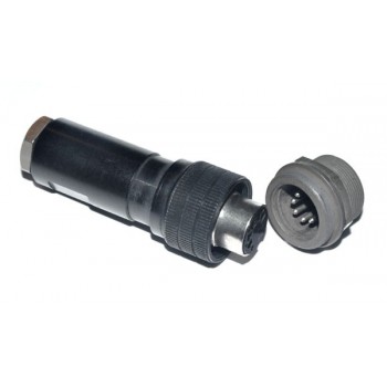 DIN Chassisdeel  & Plug 5 polig 180°