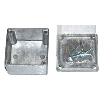 Zware Alu behuizing  51 x 51 x 32 mm