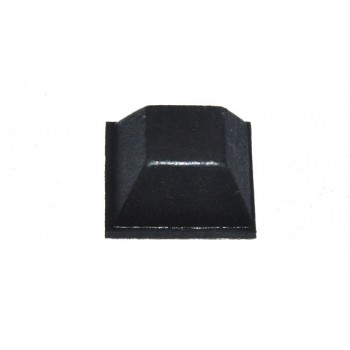 Plakvoetje Vierkant 12,8 mm