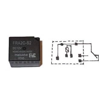 Relais 1x  Wissel 30A (12V)