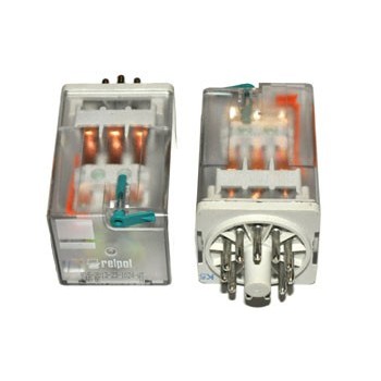 Relais 2x Wissel 10A  (24Vdc) 2500W