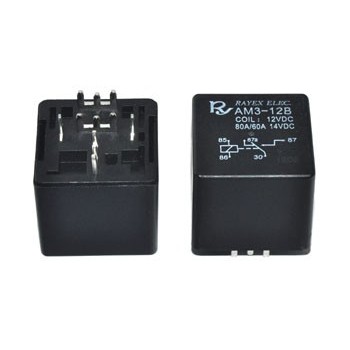 Relais 1x  Wissel 80A/60A (12V)