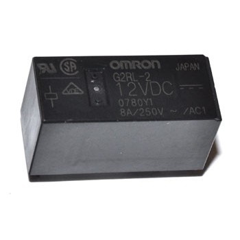 Relais 2x Wissel  8A (12V)